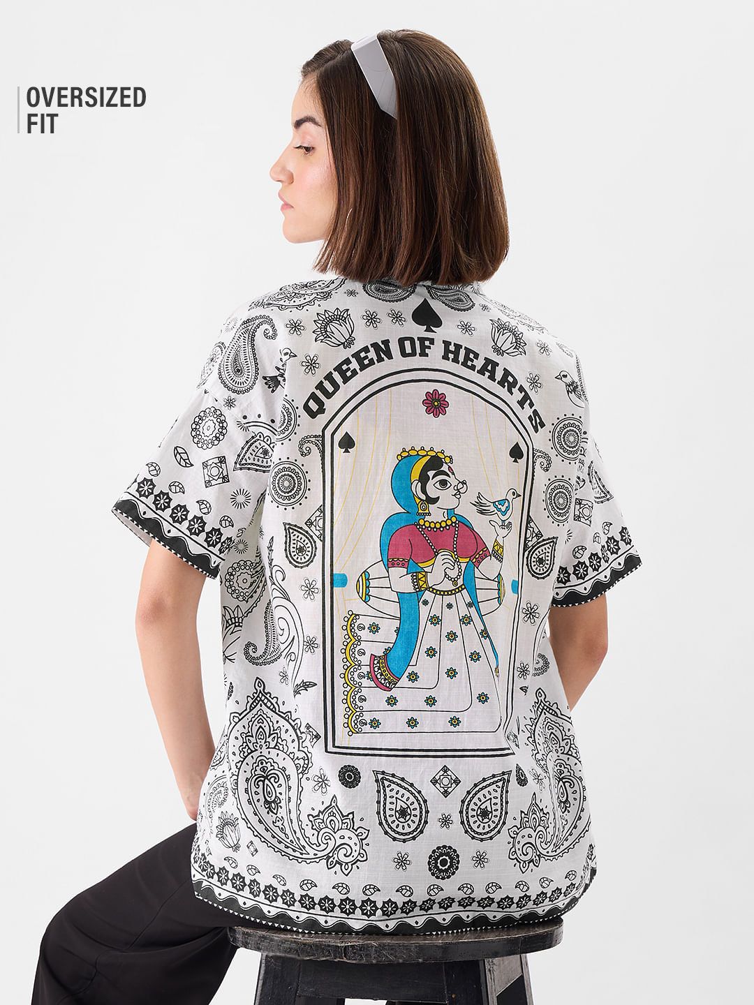 TSS Originals: Queen Of Hearts Women Boyfriend Shirts