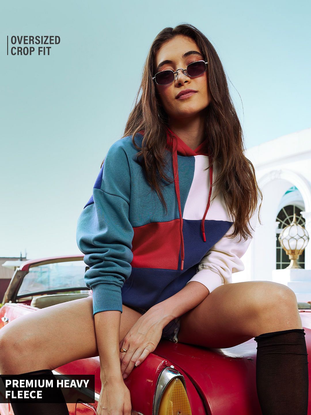 Charcoal Womens Flame Logo Hoodie main image 1