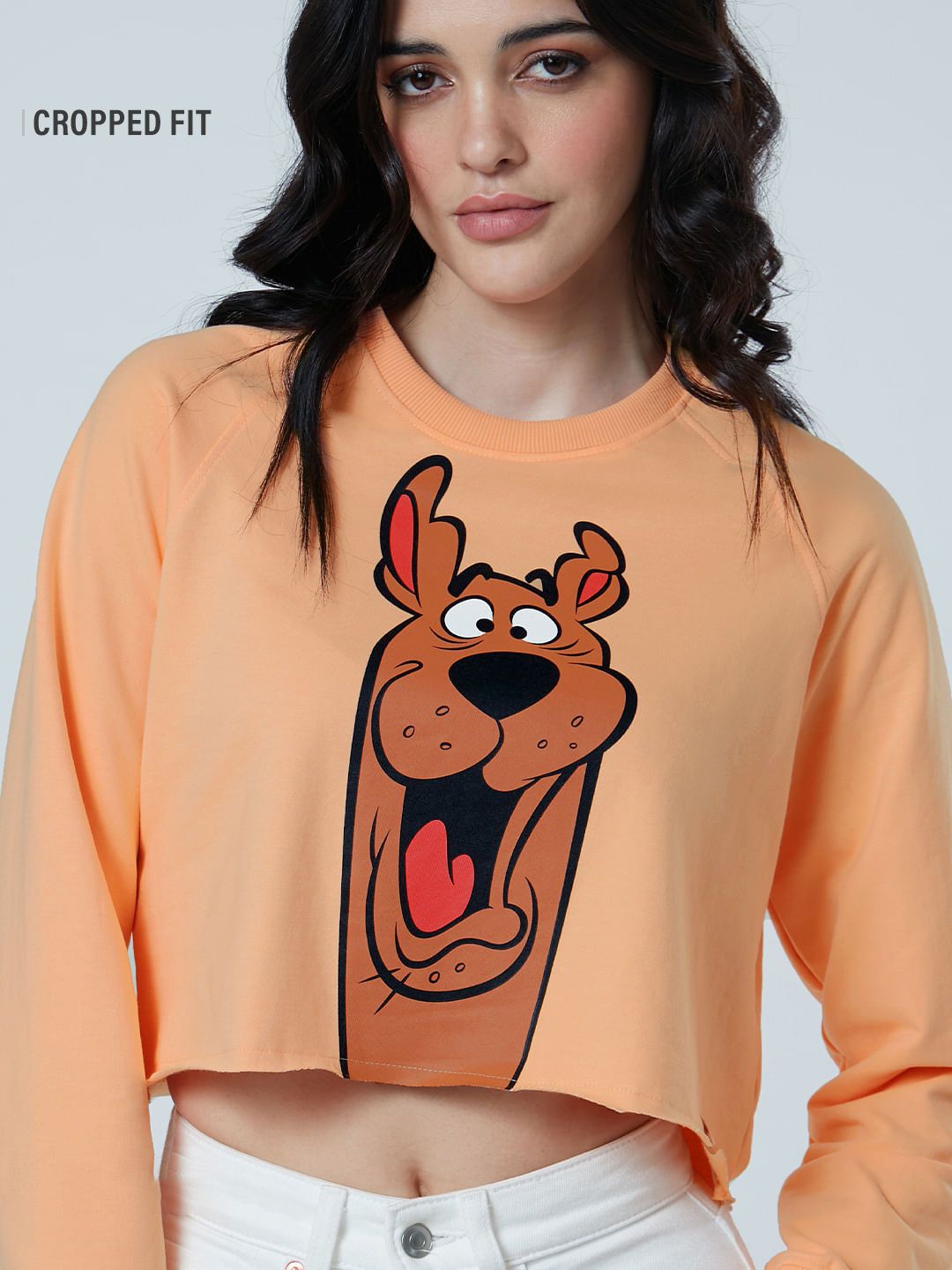 Buy Scooby Doo Happy Scooby Women Sweatshirts online at The Souled Store.