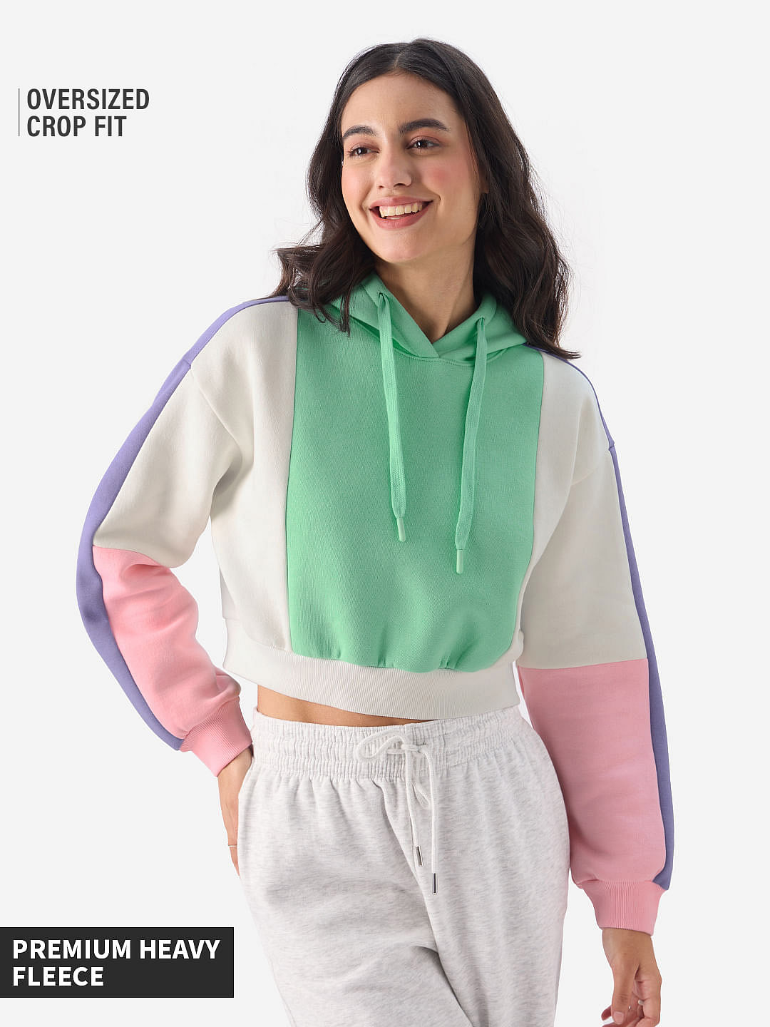 Buy Pastel Frost Hoodie Women Oversized Hoodies online at The Souled Store