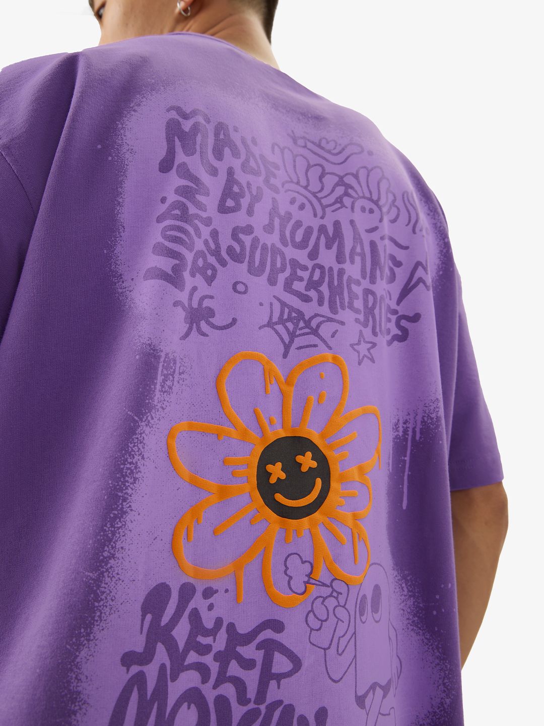 TSS Originals: Purple Oversized T-Shirts online