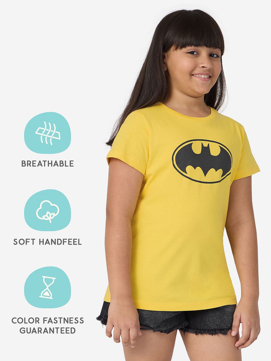 Batman t shirt for girl best sale