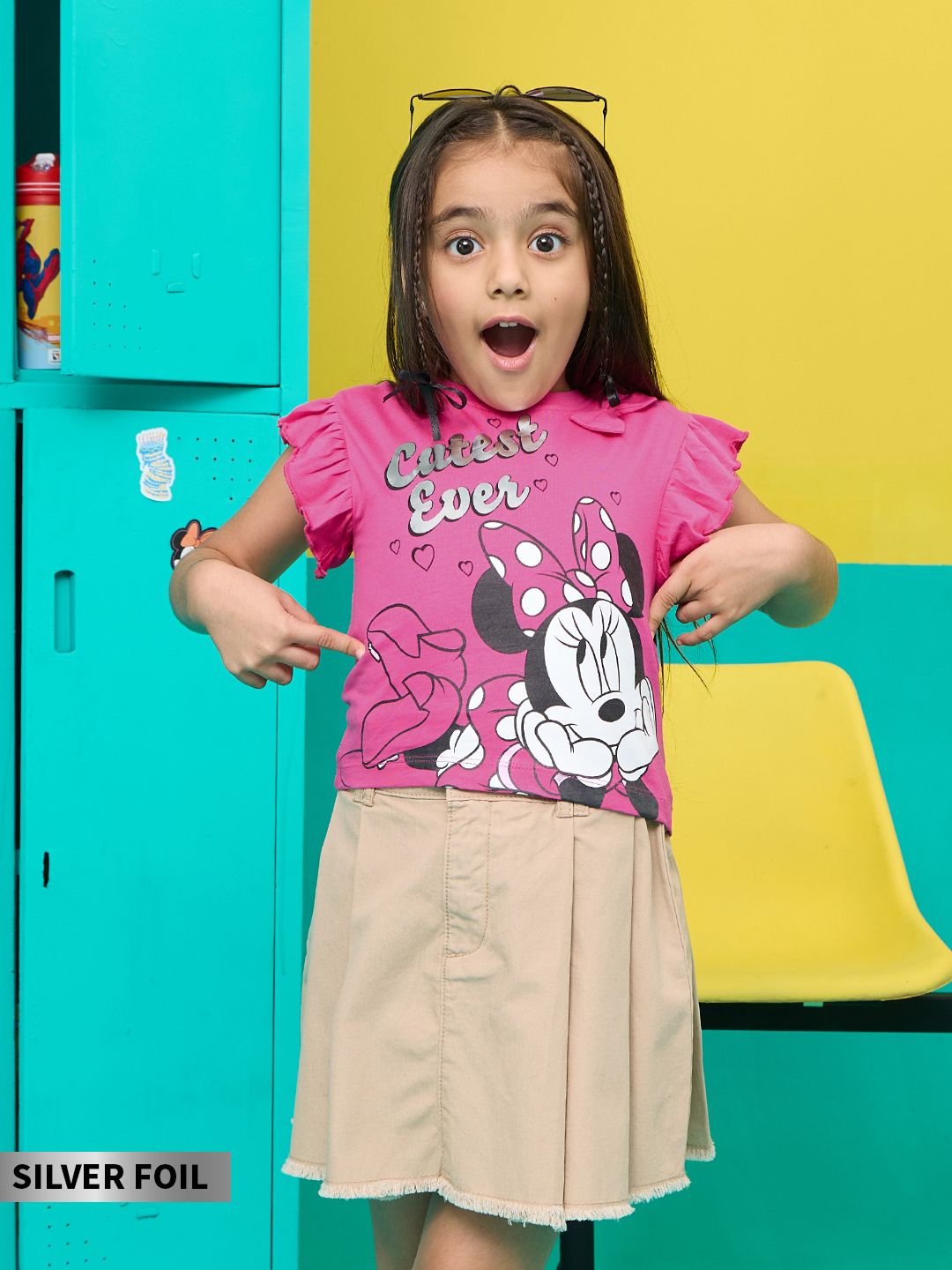 Minnie Mouse: The Cutest Girls Cotton Crop Tops (2-8 Yrs)