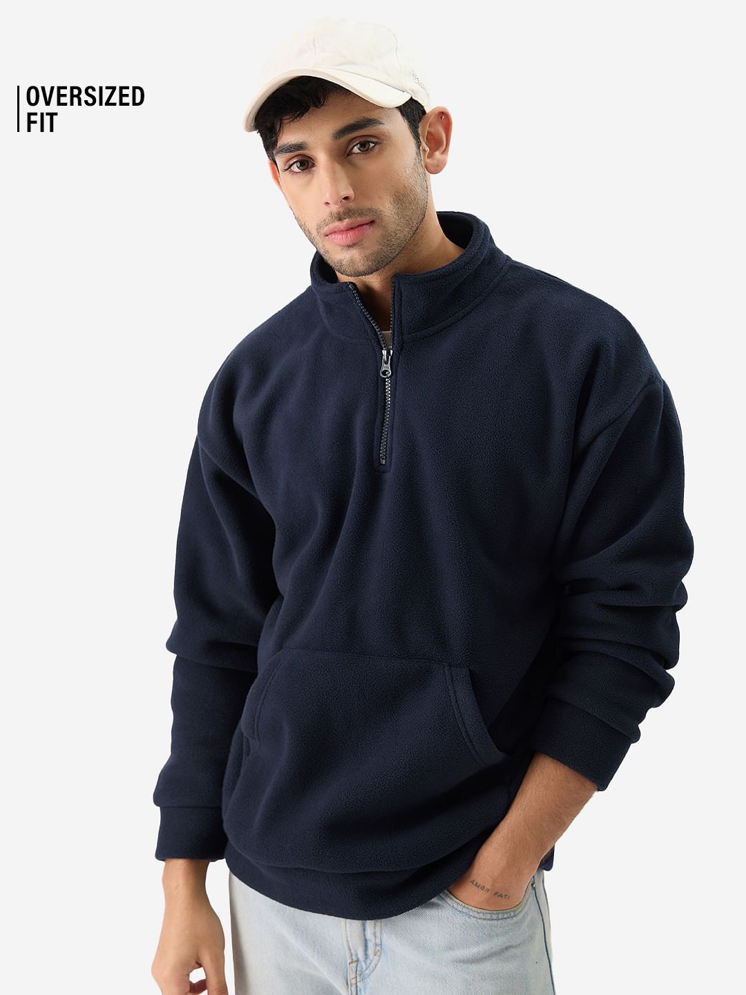 Buy TSS Originals Navy Mens Oversized Sweatshirts Online