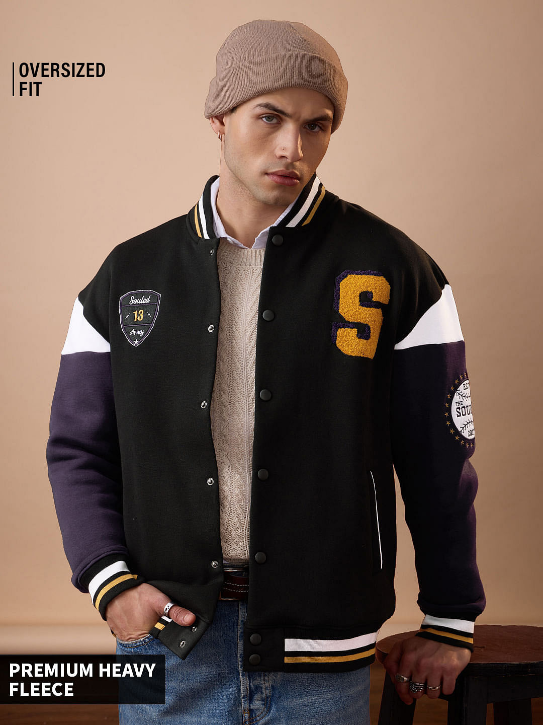 Buy TSS Originals: Keep It Casual Mens Varsity Jacket Online