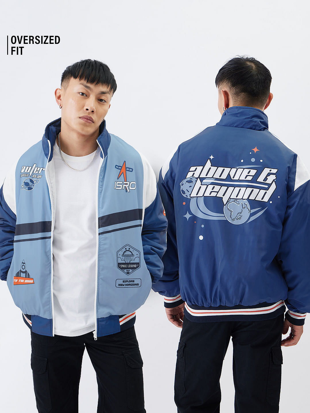 Buy ISRO: Above And Beyond Mens Racer Jacket Online