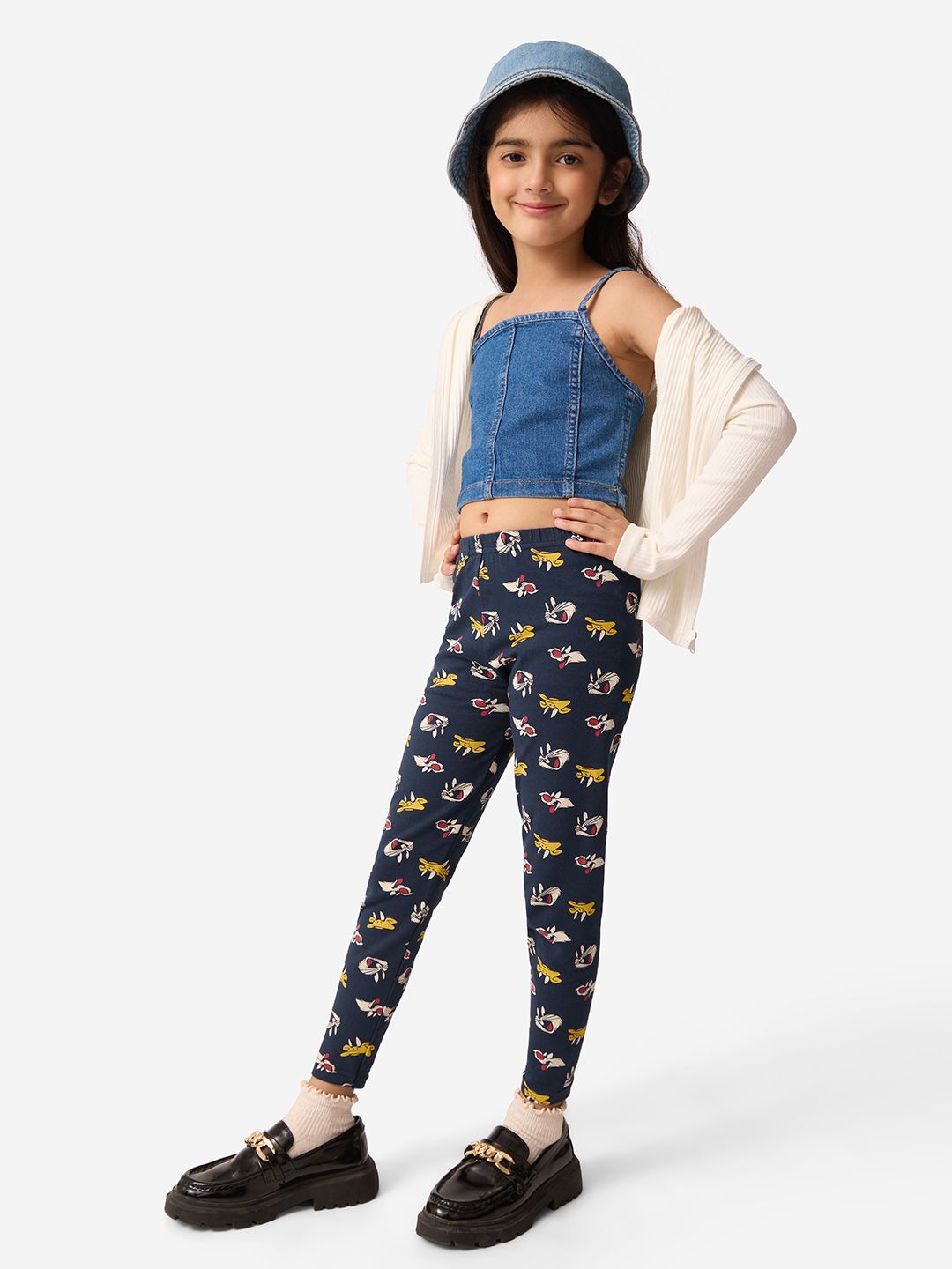 Looney Tunes: Adventure Girls Cotton Leggings (2-8 Yrs) online
