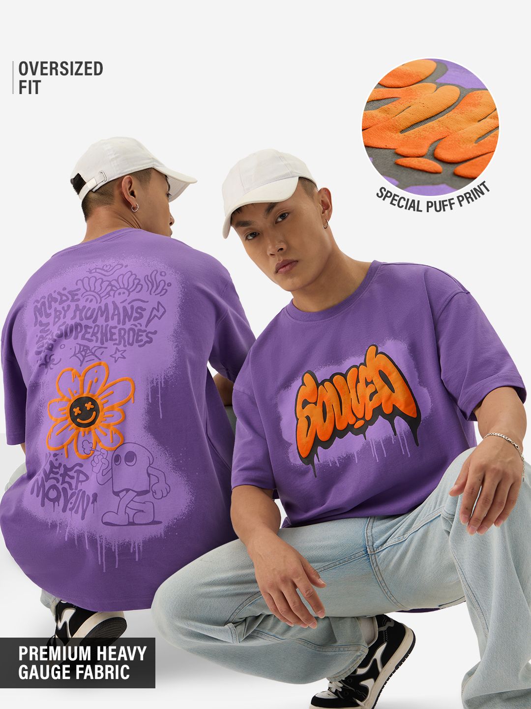 TSS Originals: Purple Oversized T-Shirts