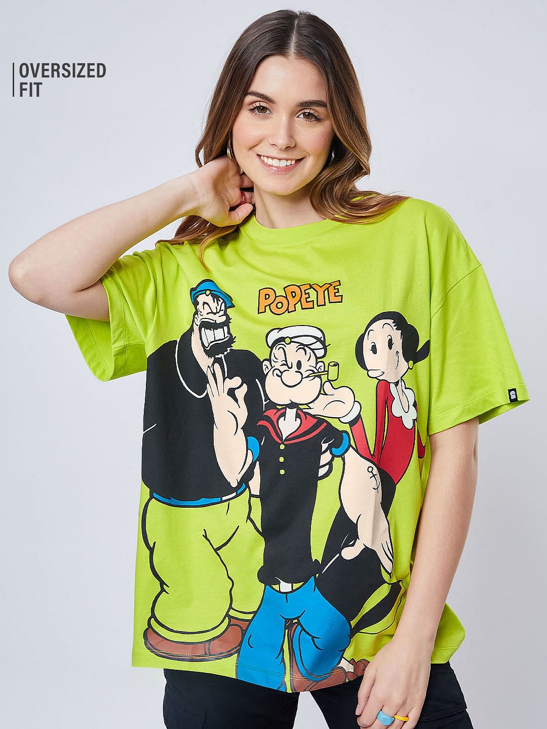 Buy Popeye Sailor Crew Womens Oversized T Shirt Online At The Souled