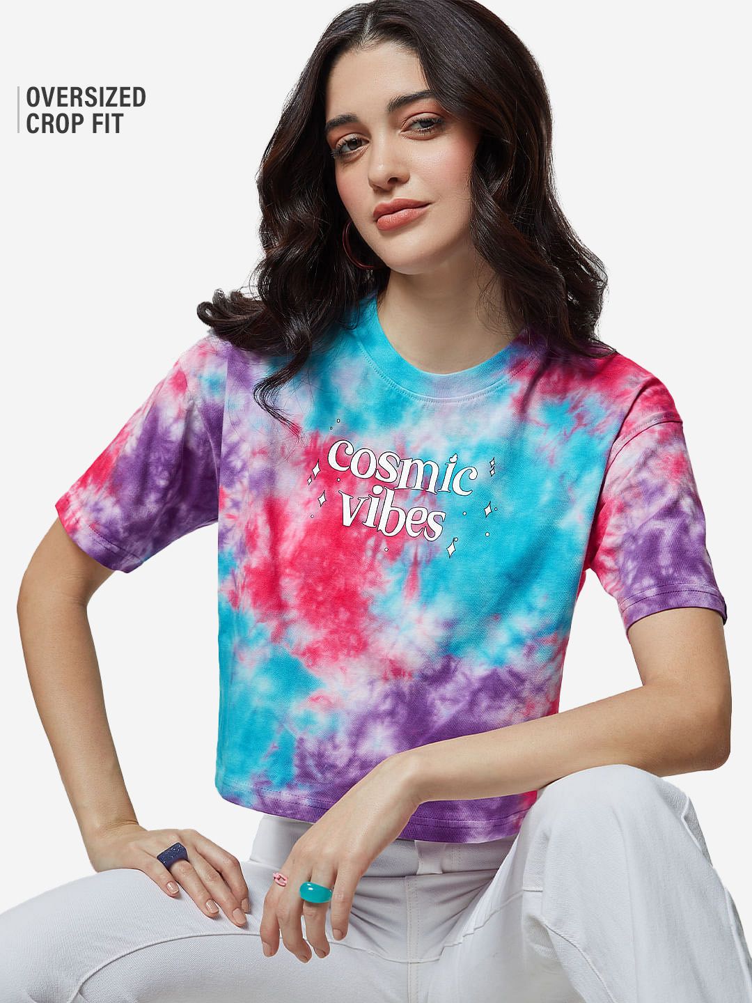 Crop Top Cosmic Girl Shirt Cosmic Dancer Lord Shiva T-shirt
