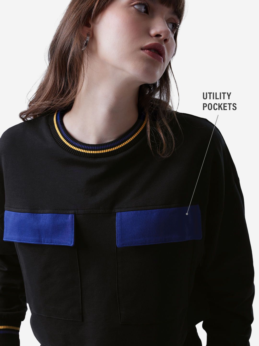 Street Solids: Galaxy Women Oversized Cropped T-Shirts online