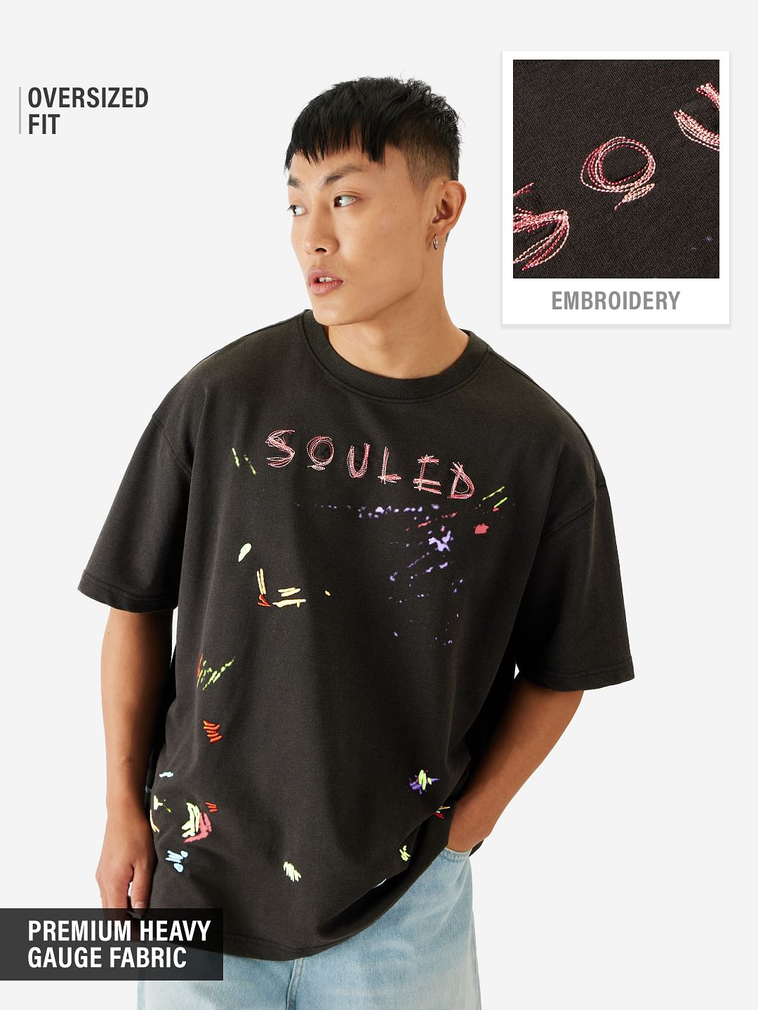 Buy TSS Originals: Painted Mr.Soul Oversized T-Shirts Online