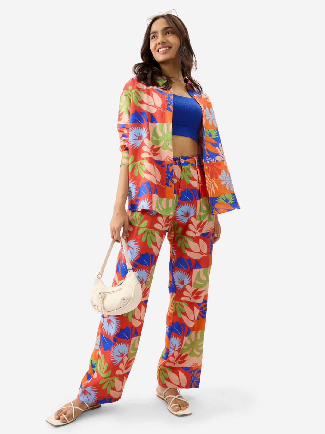 TSS Originals: Leafy Charm Women Boyfriend Shirts price