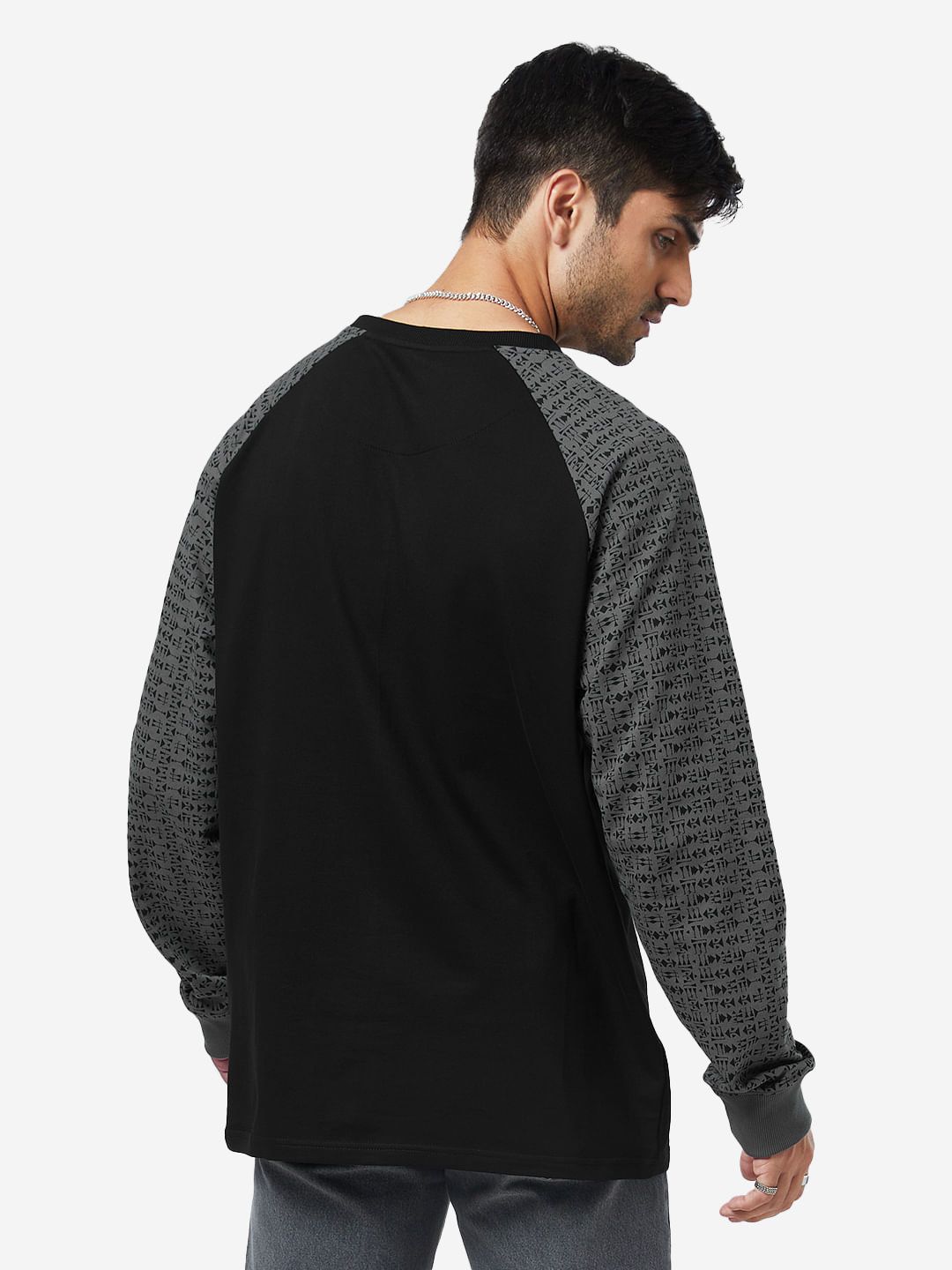 Buy Black Adam: Logo (Raglan) Oversized Full Sleeve T-Shirts