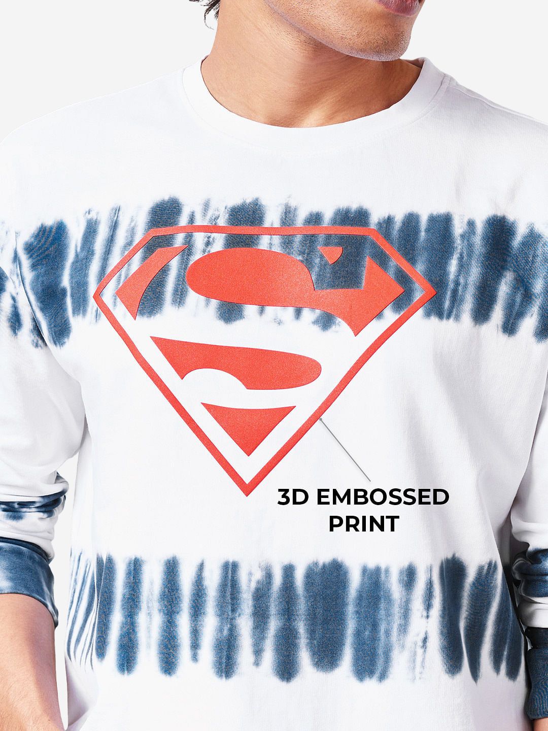 Superman: Emblem Oversized Full Sleeve T-Shirts online