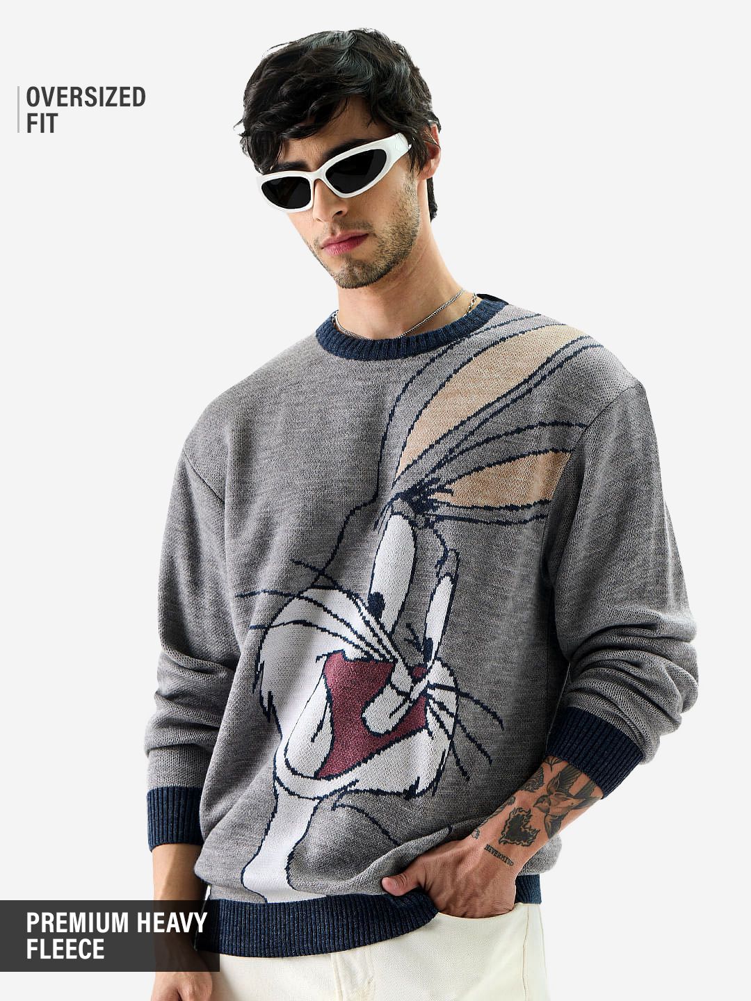 Looney Tunes: Happy Bugs Oversized Pullovers