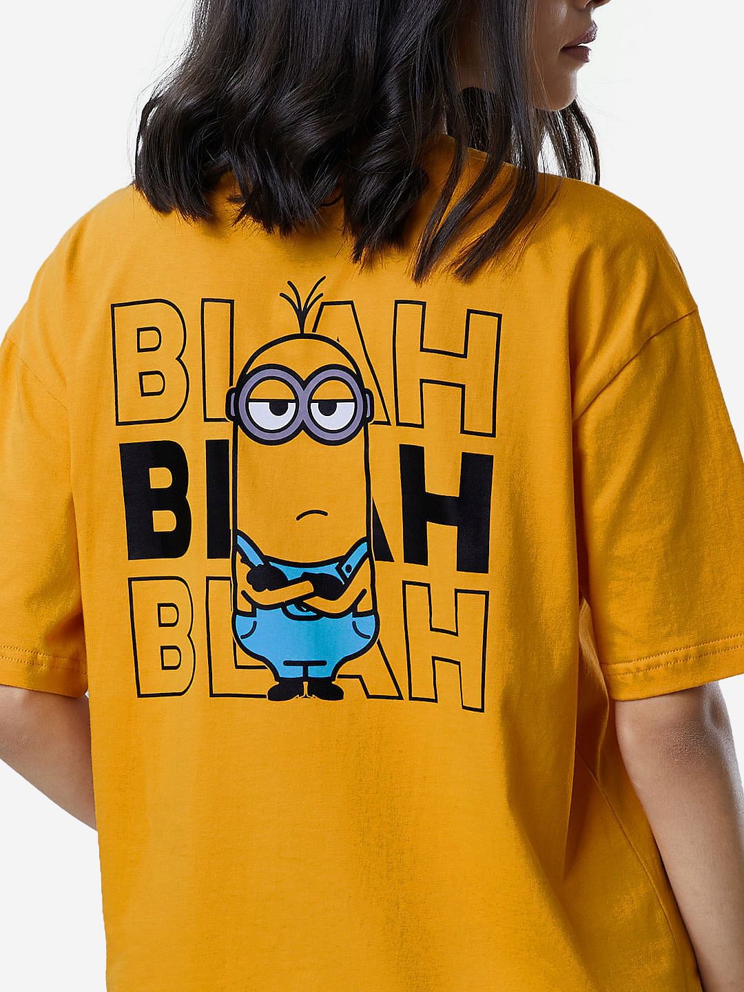 Buy Minions: Blah Blah Blah Boyfriend T-Shirts online at The Souled Store.