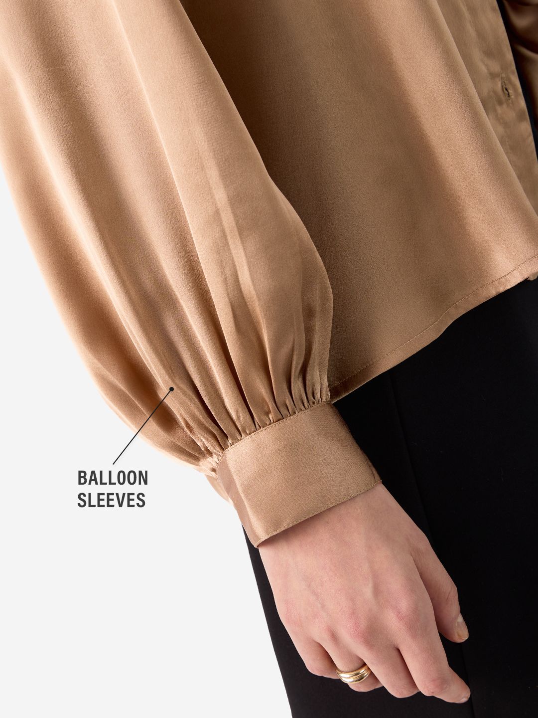 Satin Shirt: Brown Women Shirts online