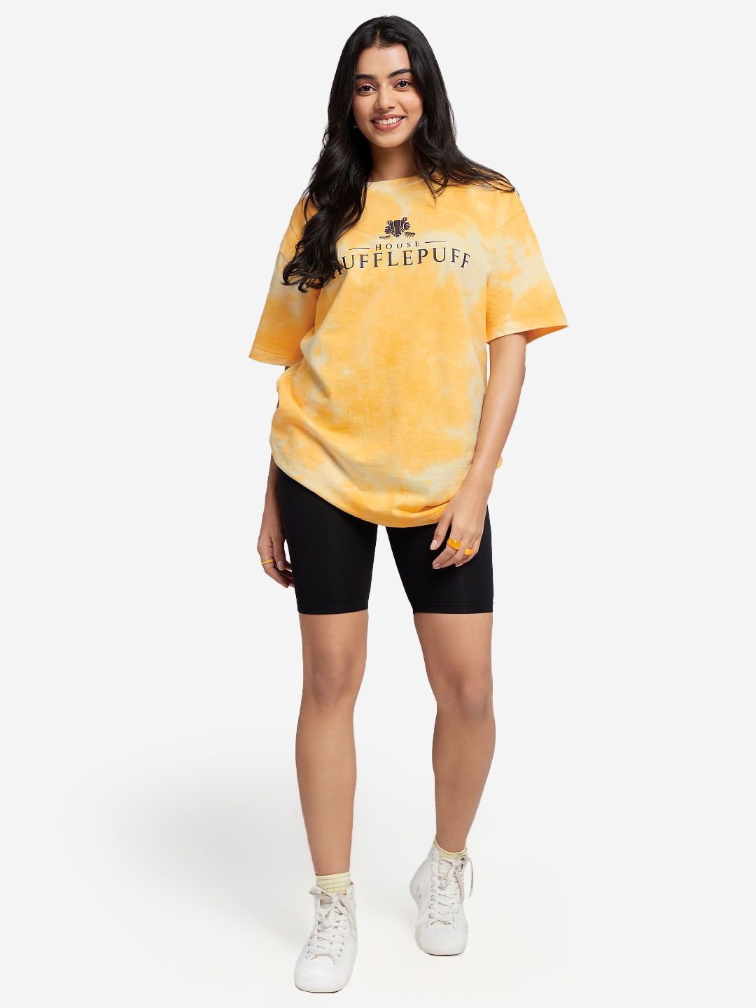 Harry Potter: House Hufflepuff (Tie Dye) Boyfriend T-Shirts price