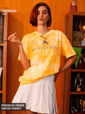 Buy Harry Potter: House Hufflepuff (Tie Dye) Boyfriend T-Shirts