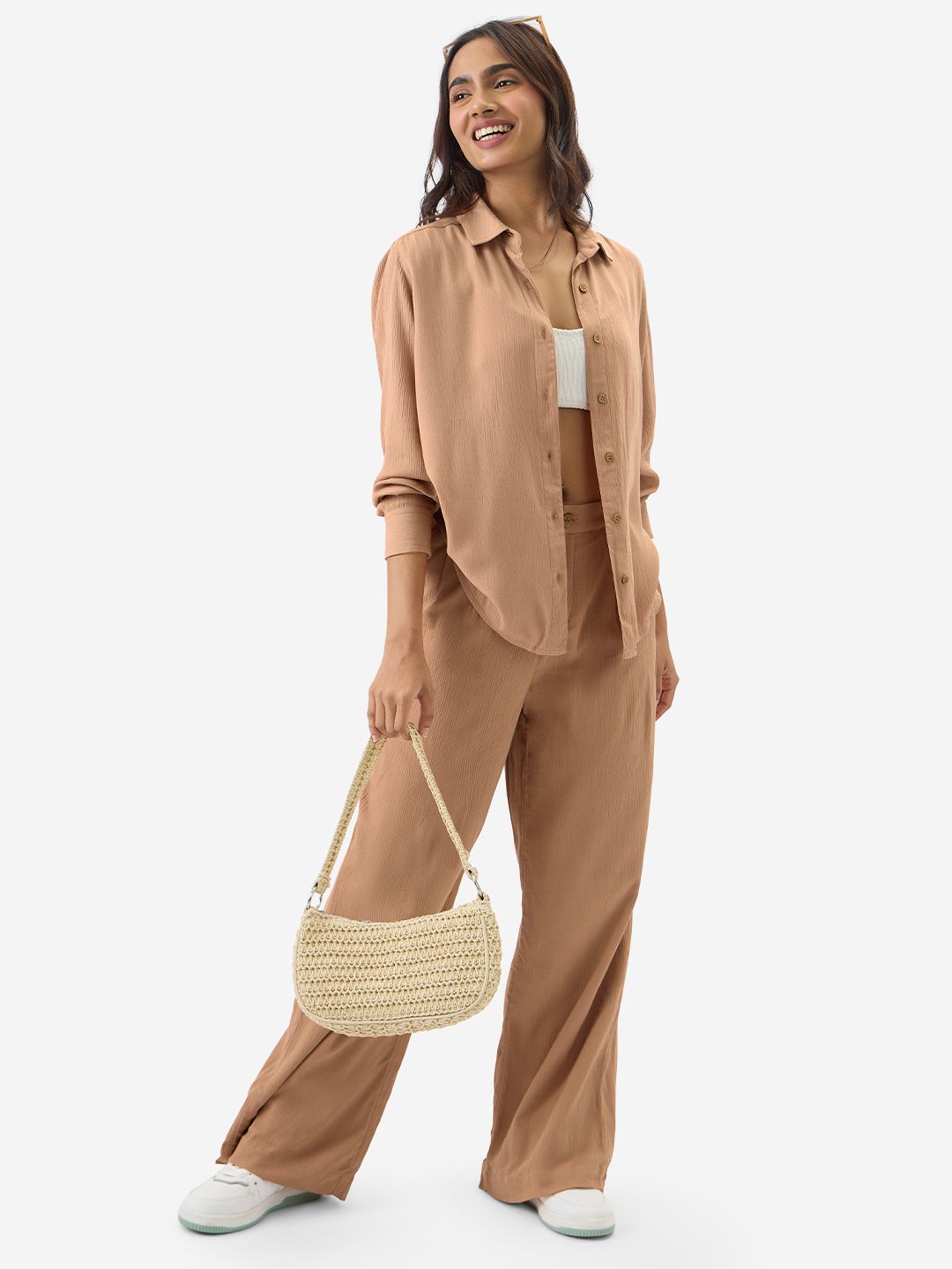 Oversized Solids: Hazel Gold Women Boyfriend Shirts price