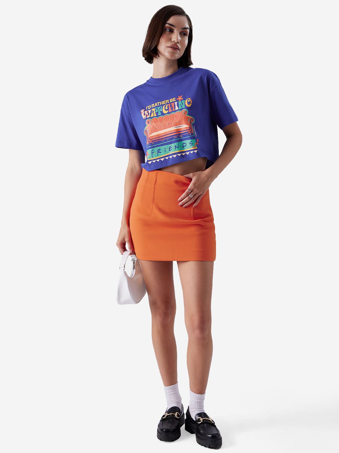 FRIENDS: I'd Rather Be Watching Friends Women Oversized T-Shirts online