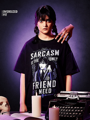 Buy Wednesday Sarcasm Women Oversized T Shirts online at The Souled Store
