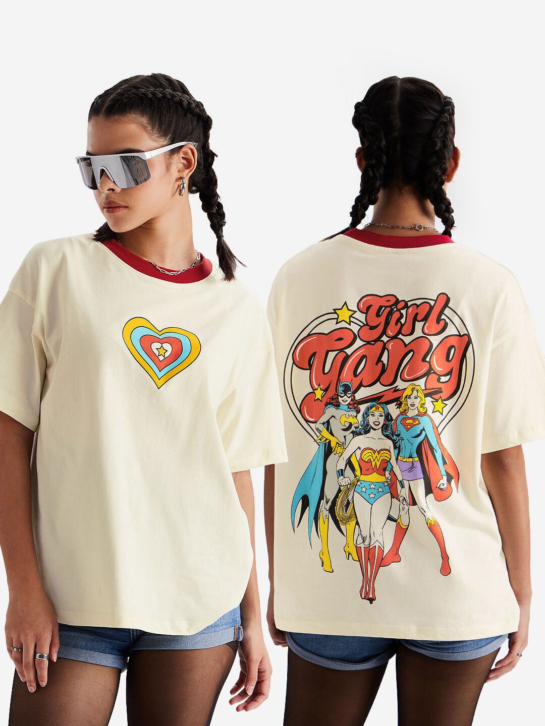 DC: Girl Gang Women Oversized T-Shirts online