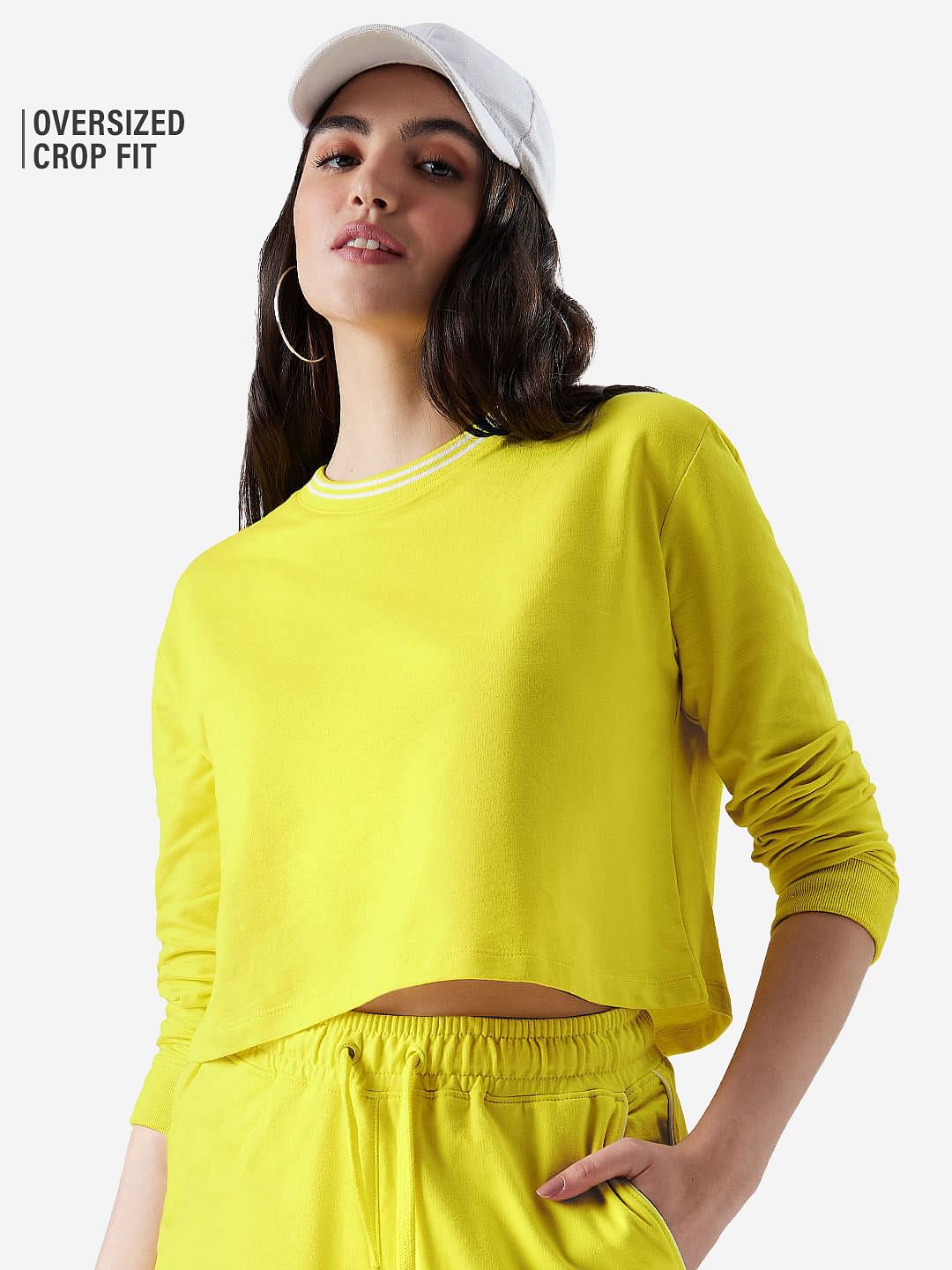 Buy Solids Lemon Yellow Women Full Sleeves Tops online at The Souled Store