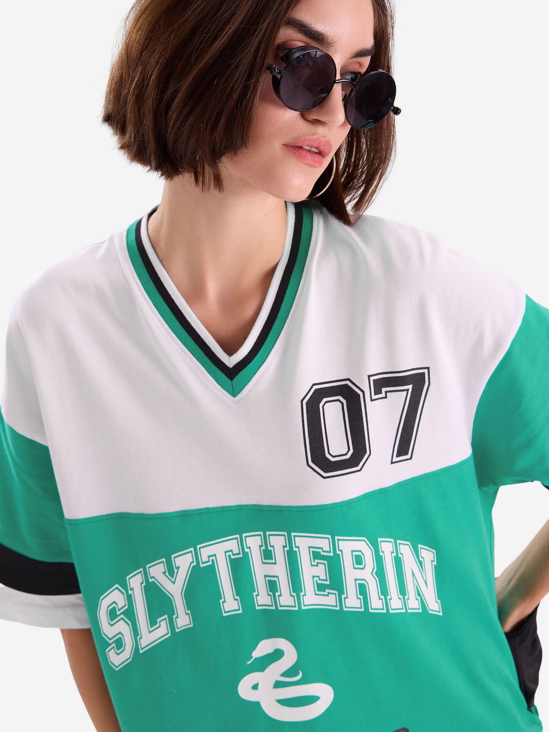 Harry Potter: House Slytherin Women Oversized T-Shirts online