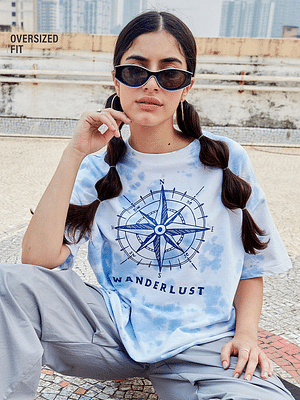 Buy Wanderlusting Women Oversized T Shirts online at The Souled Store