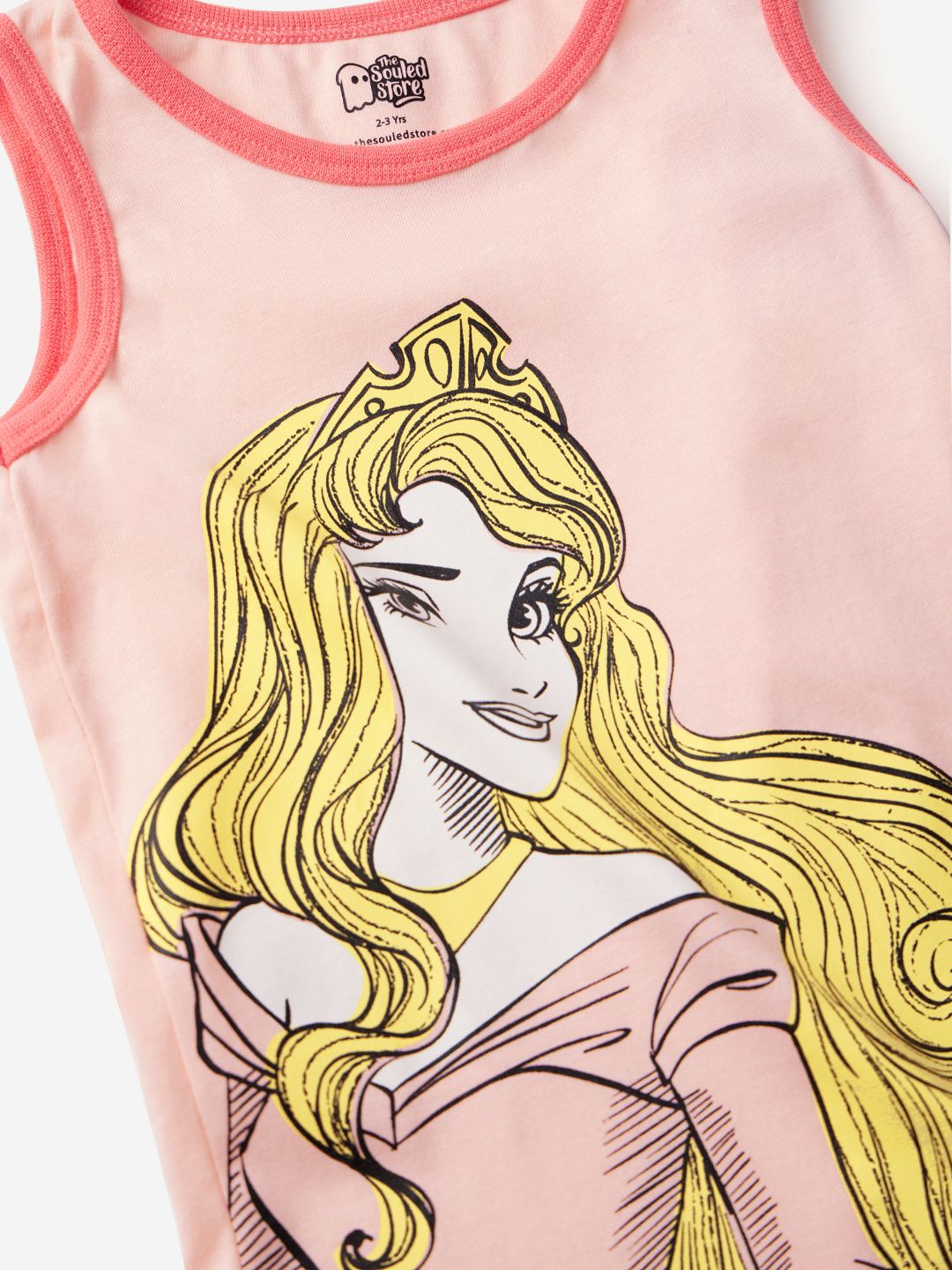 Buy Disney: Princess Aurora Girls Cotton Dresses (2-8 Yrs)