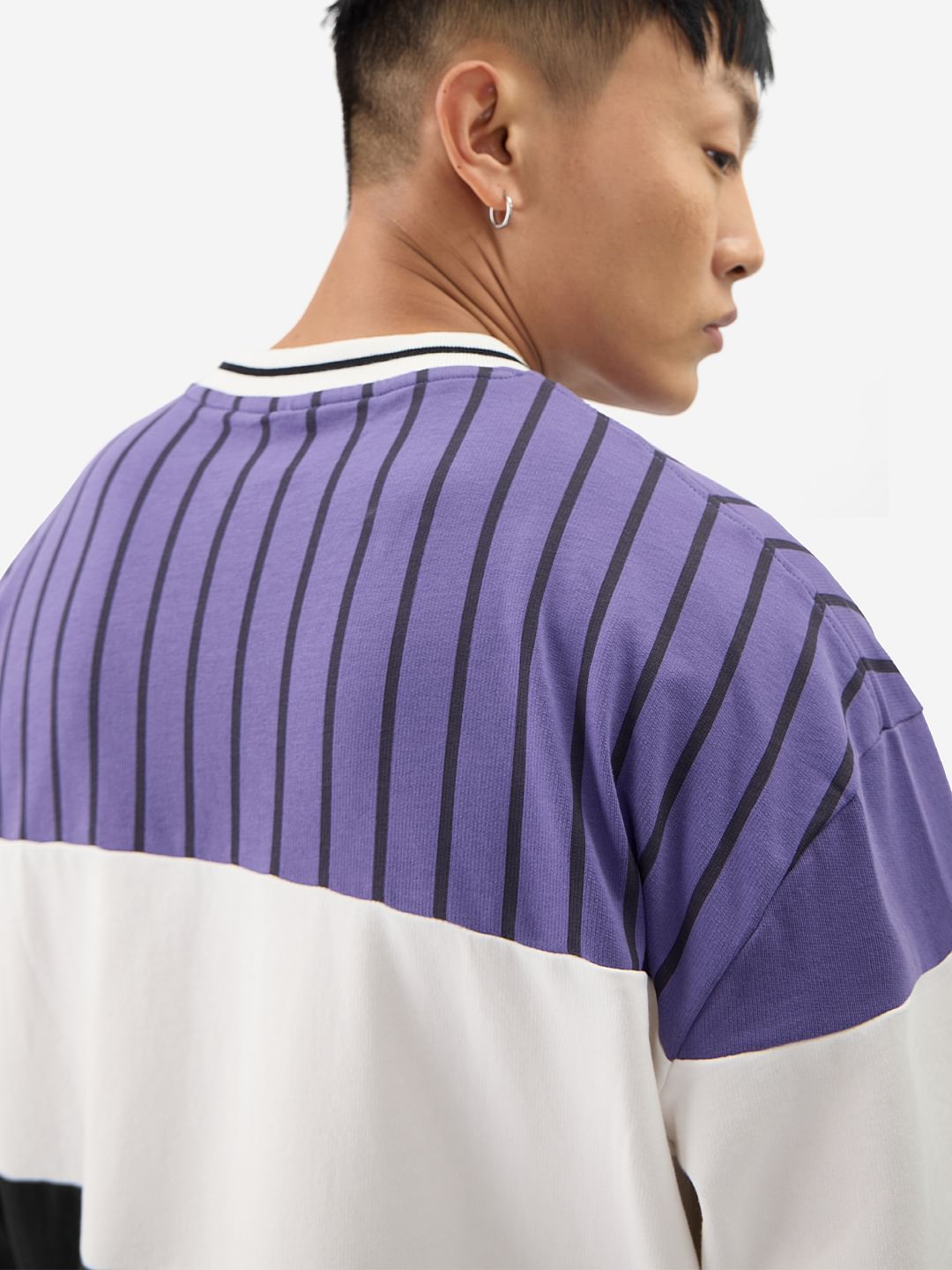 Buy TSS Originals: Wisteria Oversized Full Sleeve T-Shirt Online