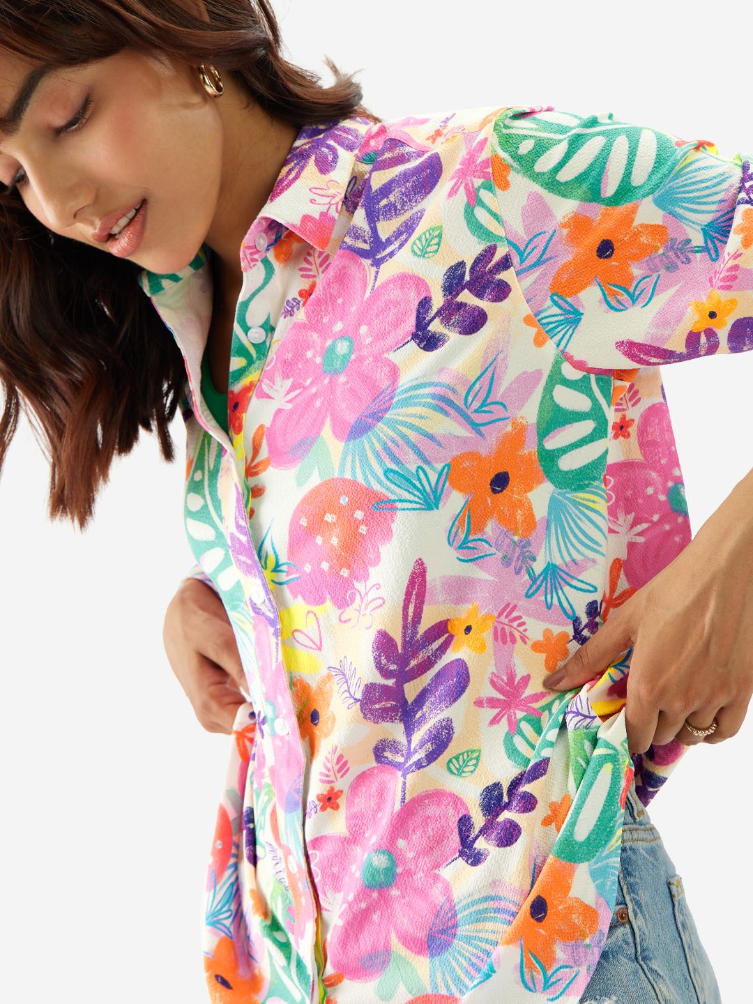 TSS Originals: Floral Vibe Women Shirts online