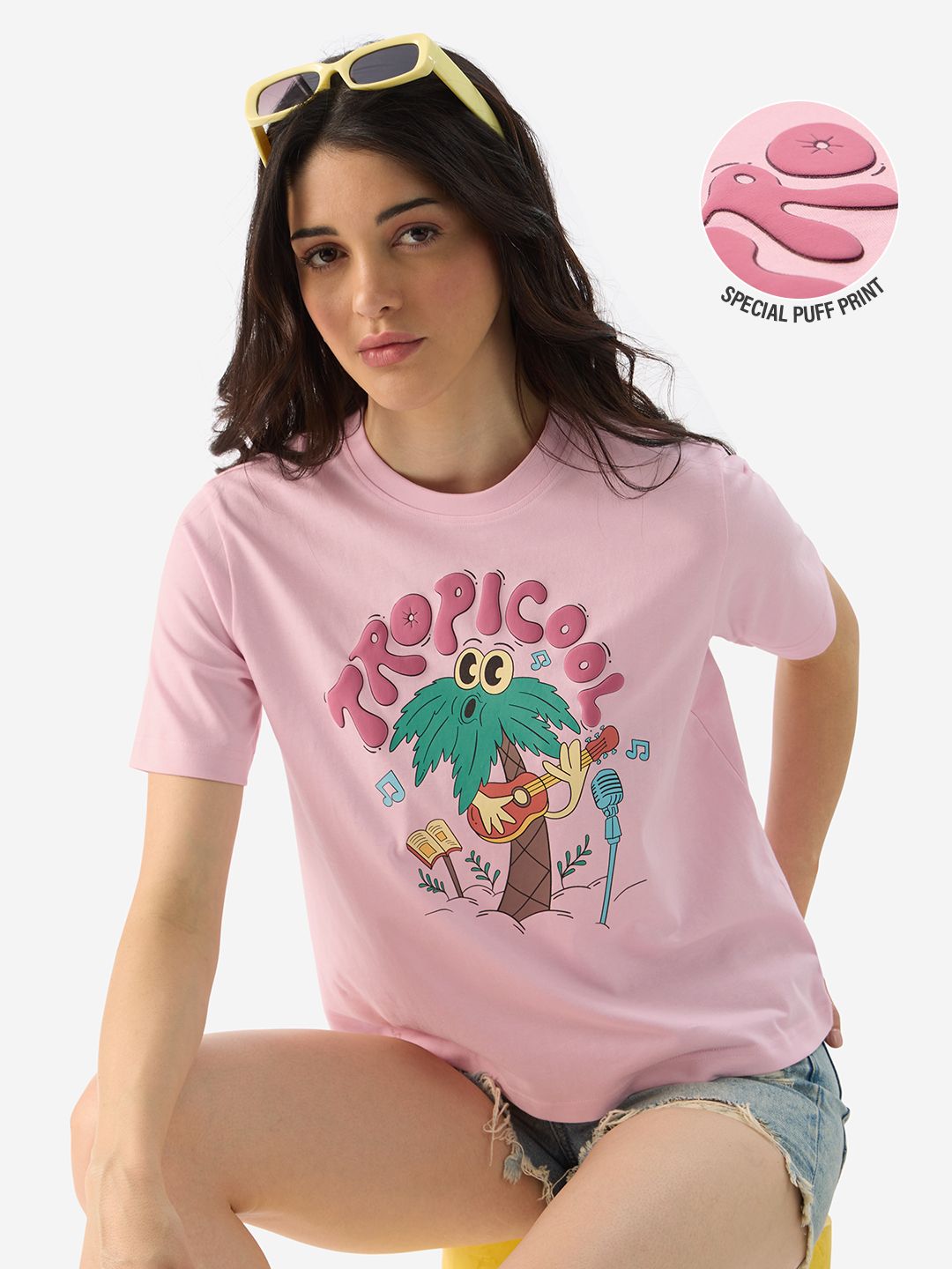 Buy TSS Originals Tropicool Women Relaxed Fit TShirts online at The