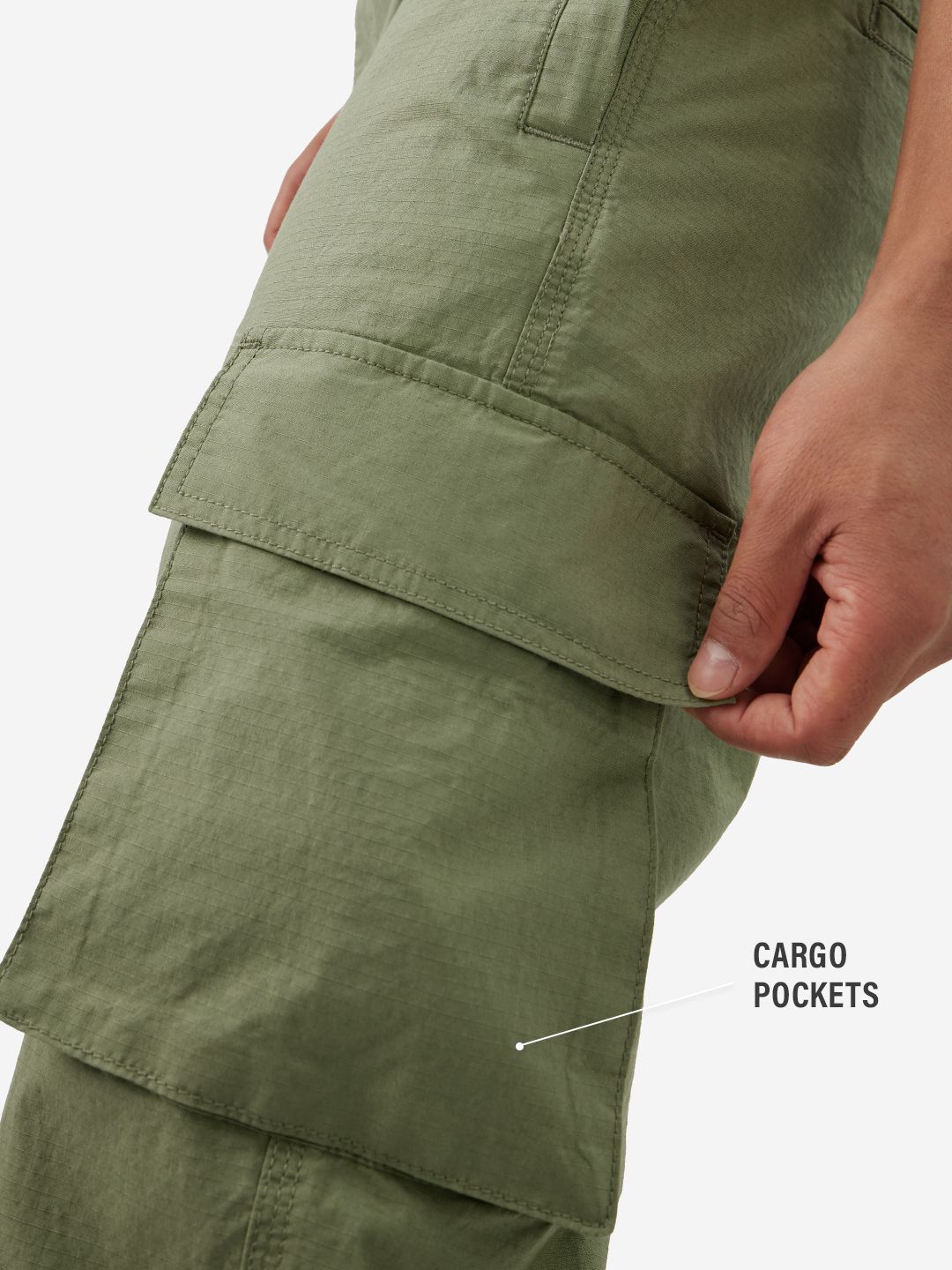 Ripstop Pants: Fern Green Men Cargo Pants price
