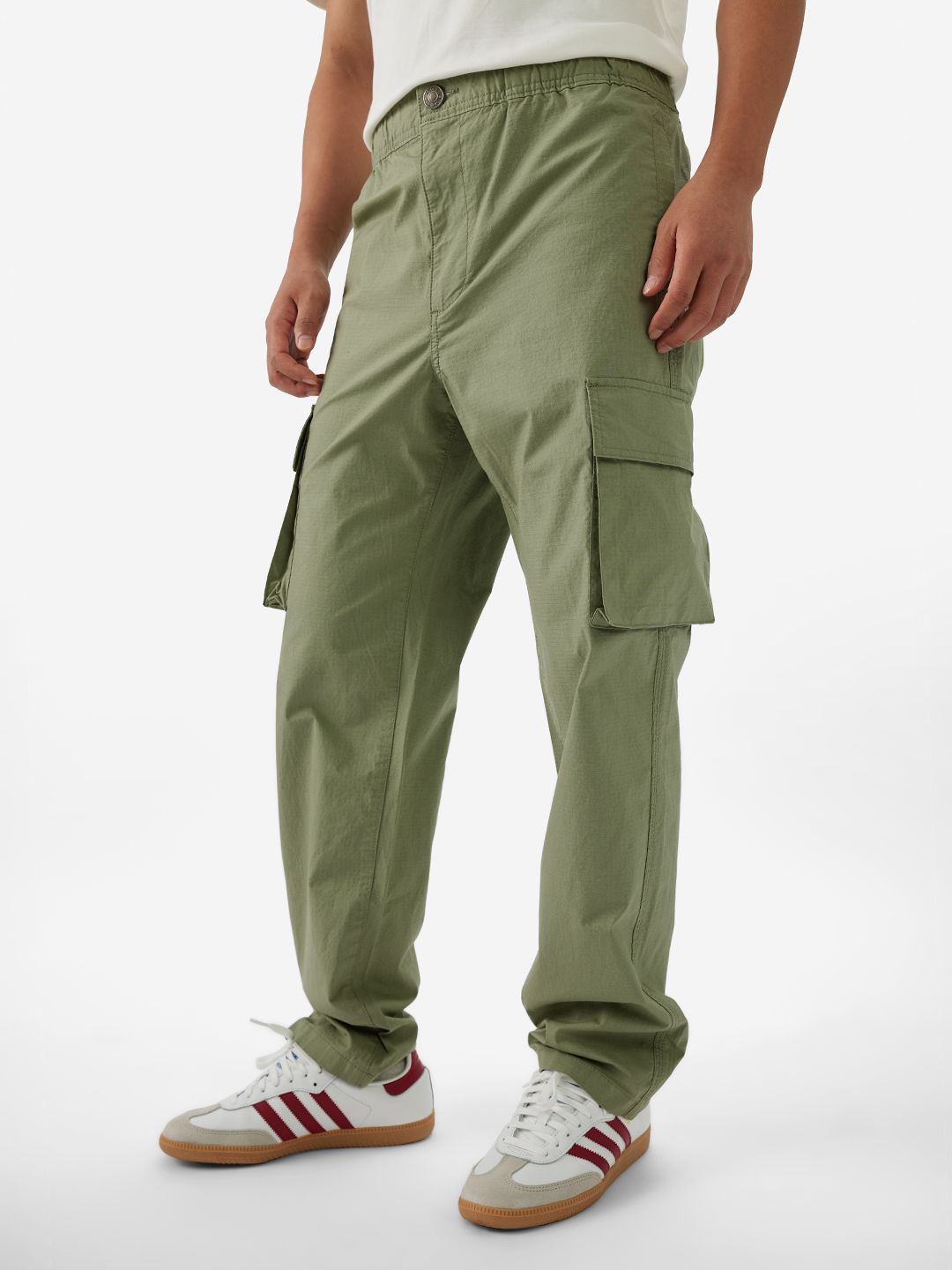Ripstop Pants: Fern Green Men Cargo Pants online