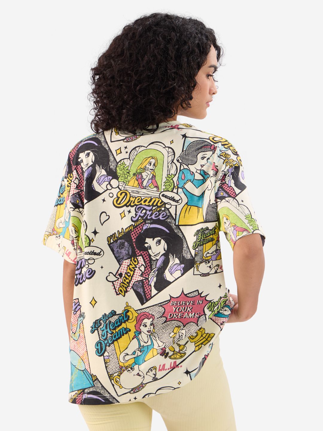 Buy Disney Princess: Comics Women Oversized T-Shirts