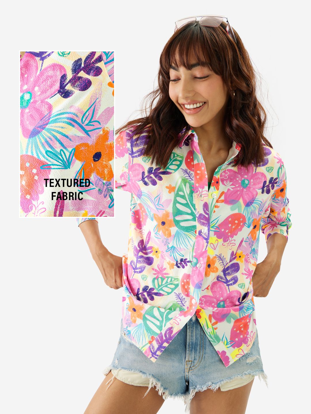 TSS Originals: Floral Vibe Women Shirts