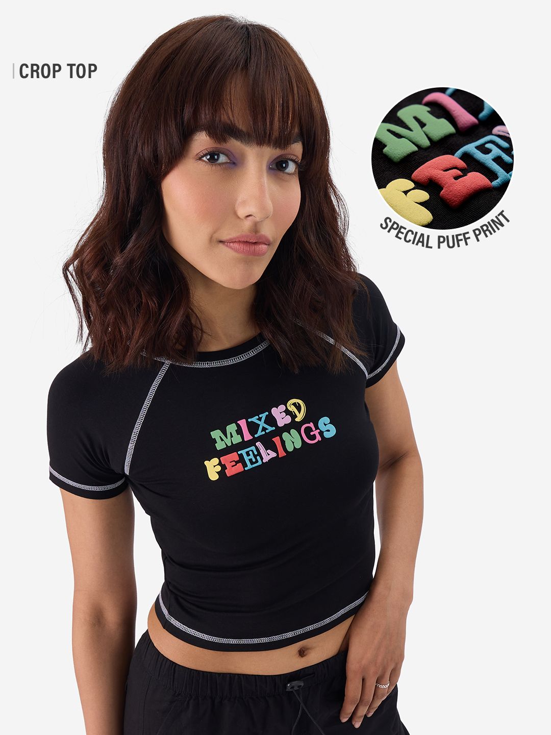Buy TSS Originals Mixed Feelings Women Cropped Tops online at The