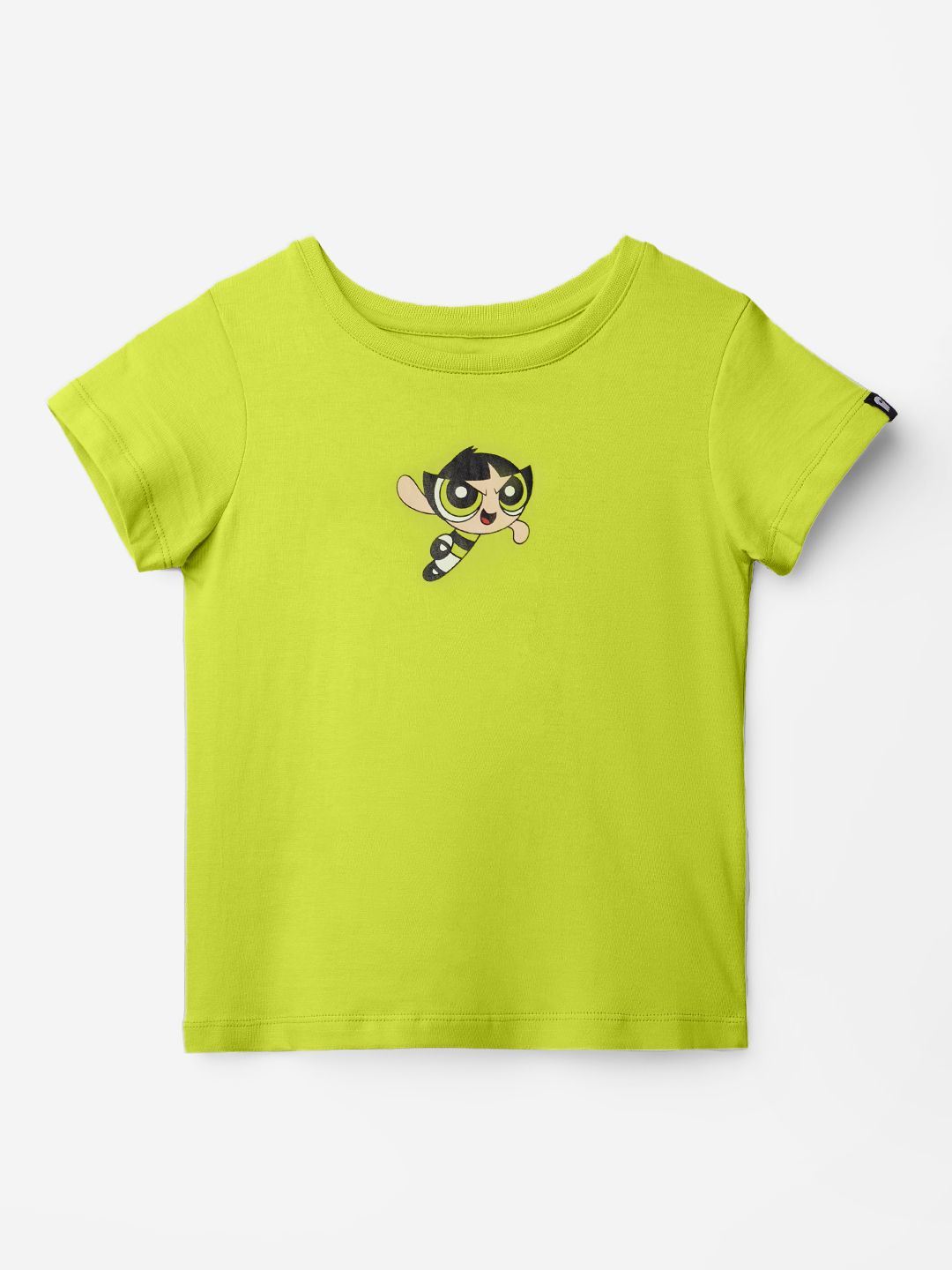Powerpuff Girls: Buttercup Girls Cotton T-Shirts (2-8 Yrs) online
