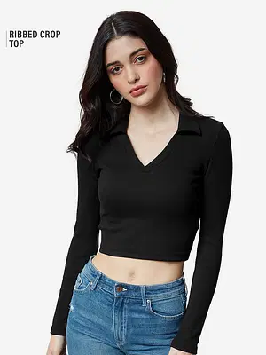 Cropped polos clearance