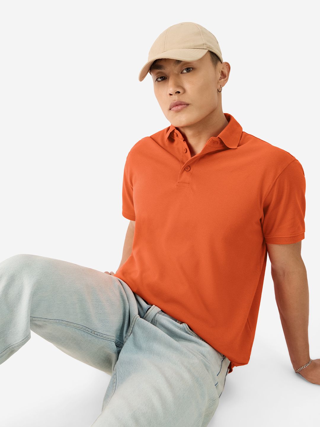 Solids: Tangerine Polos price
