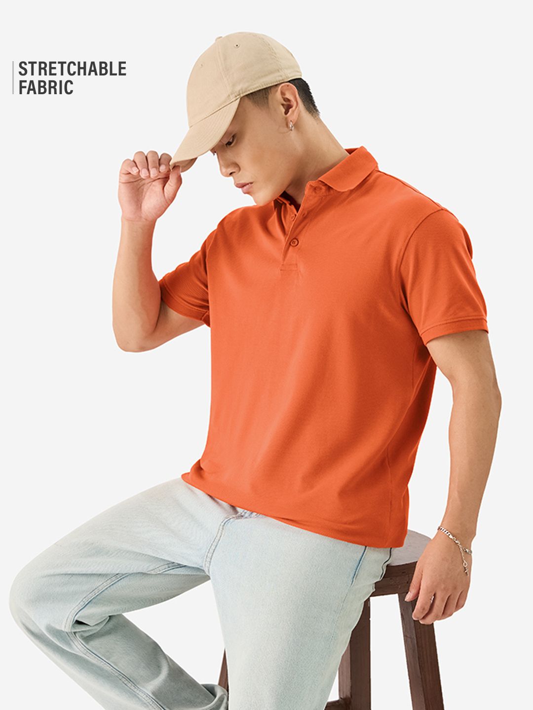 Solids: Tangerine Polos