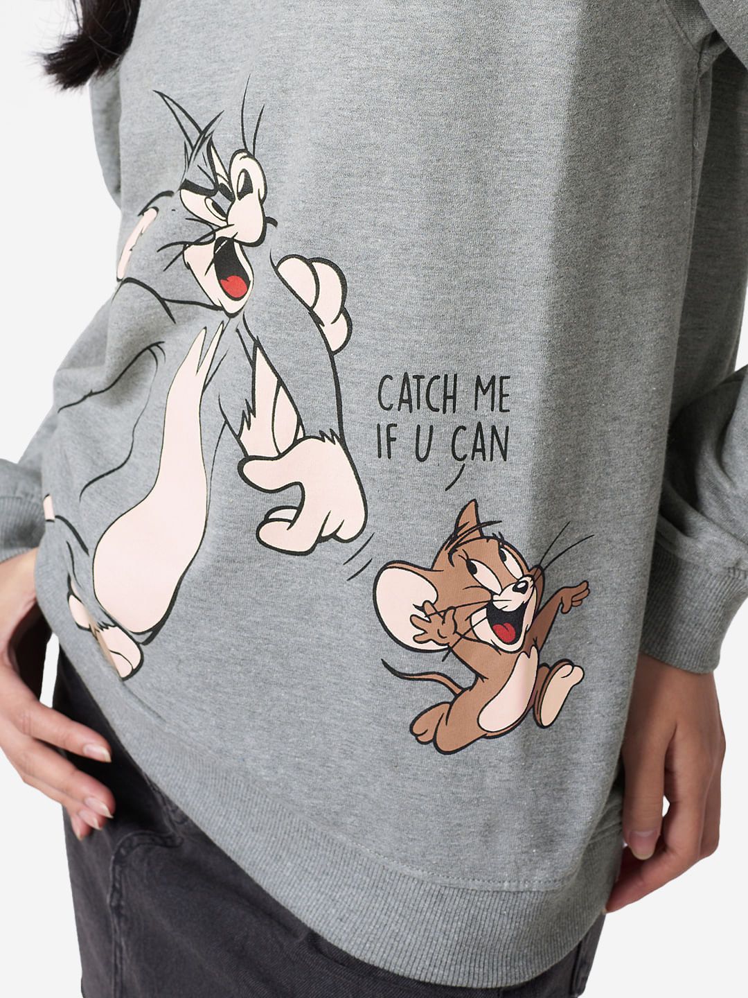 Tom And Jerry: Catch Me If You Can Women Sweatshirts price