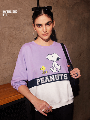 Snoopy oversized sweatshirt shop