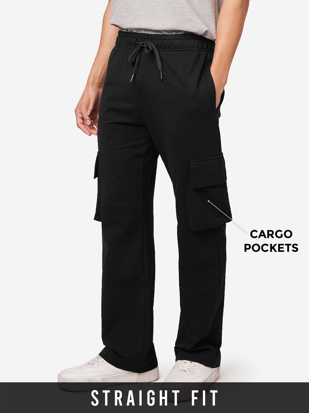 TSS Originals: Black Beast Men Cargo Joggers
