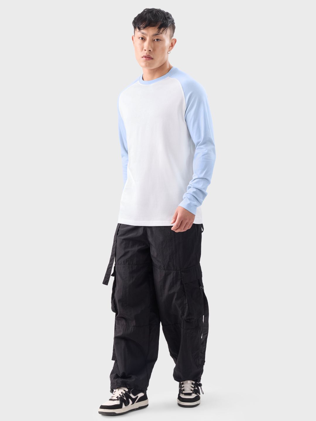 TSS Originals: Blue Melange Men Full Sleeve T-Shirts price