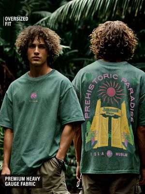 JURASSIC PARK Mono Chinese Logo Uomo T-shirt POMTS191ACR