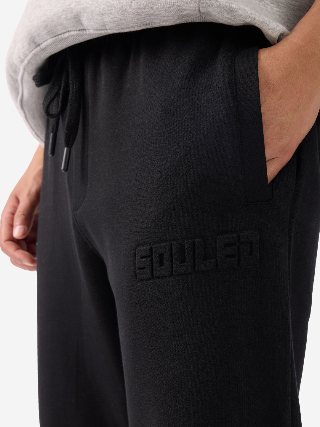 Solids: Deep Black Men Joggers online